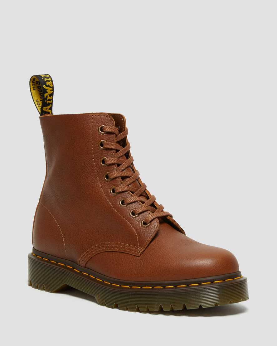 Dr. Martens 1460 Pascal Bex Deri Erkek Bağcıklı Bot - Bot Kahverengi |XAYVO7058|